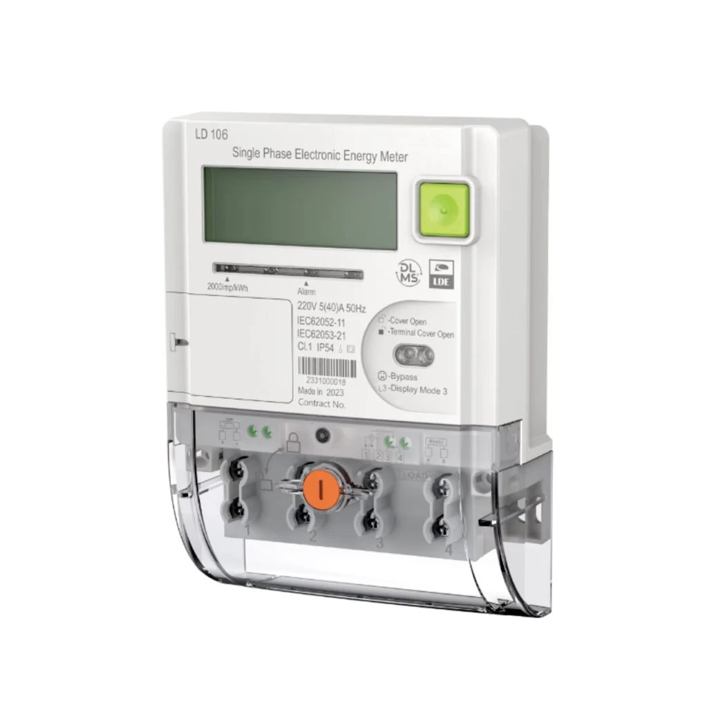 thumbnail image 2 of TOMZN RV 50 Amp Utility Power KWH Meter – 110V/220V – 3 Phase – No WiFi – LCD Display 2 of 5