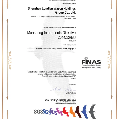 Londian Achieves MID Certification: A Milestone in Smart Meter Excellence